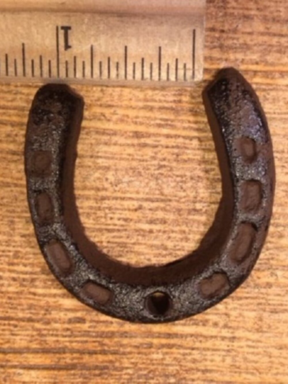 Ten (10) X-Small Horse Shoe Rustic Cast Iron 2" Tall Set of Ten (10) 0170-05211 - Picture 10 of 11